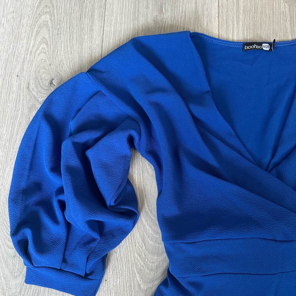 Boohoo Royal Blue Dress